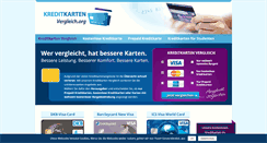 Desktop Screenshot of kreditkartenvergleich.org