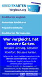 Mobile Screenshot of kreditkartenvergleich.org